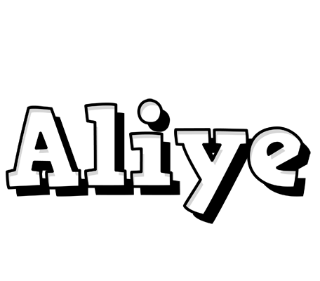 Aliye snowing logo
