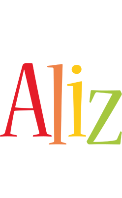 Aliz birthday logo