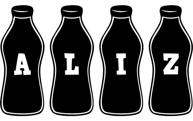 Aliz bottle logo