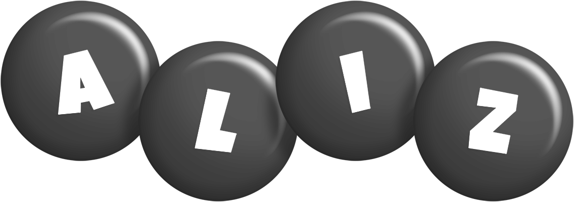 Aliz candy-black logo