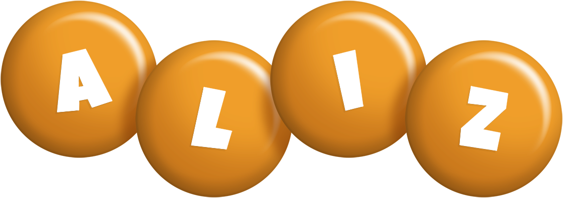 Aliz candy-orange logo