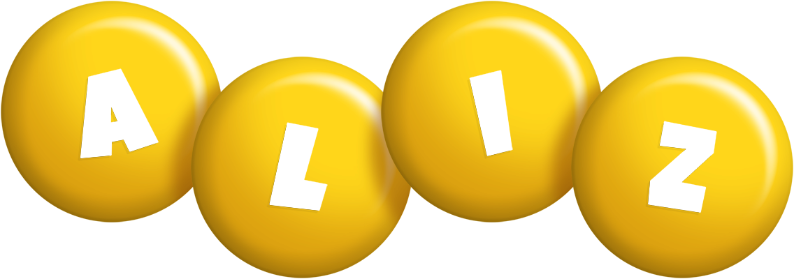 Aliz candy-yellow logo