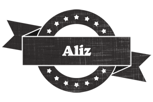 Aliz grunge logo