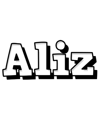 Aliz snowing logo