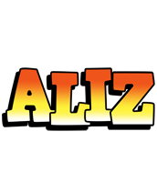 Aliz sunset logo