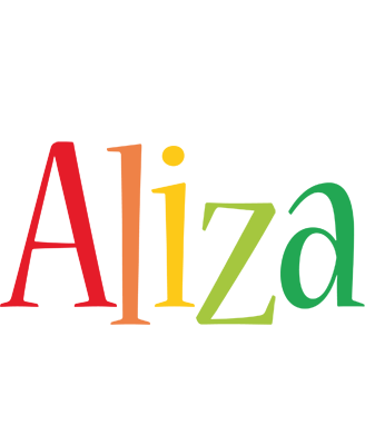 Aliza birthday logo