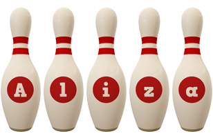 Aliza bowling-pin logo