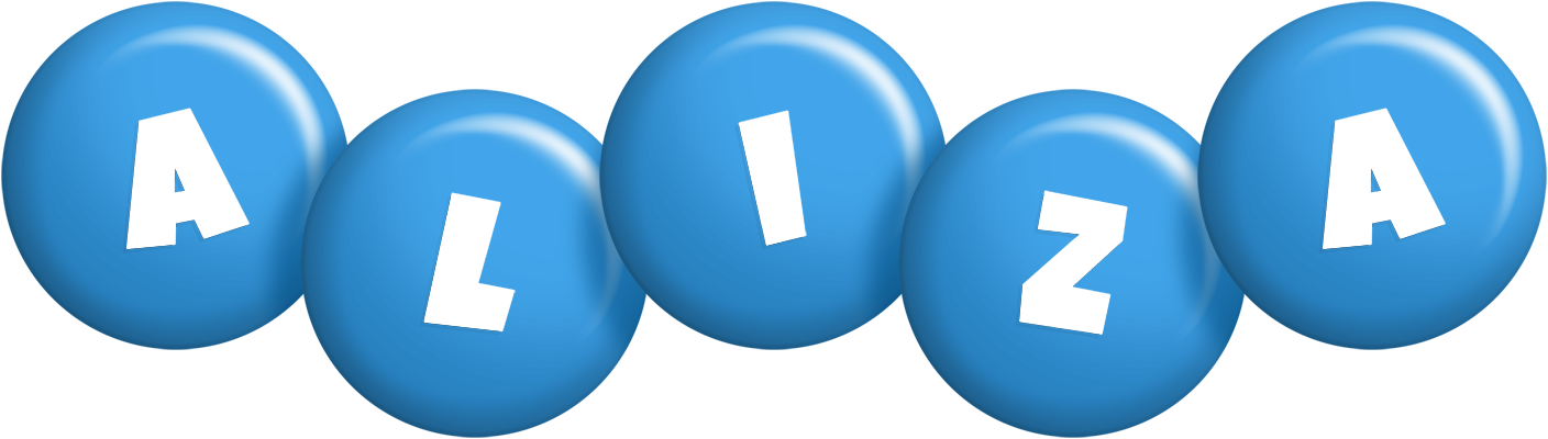 Aliza candy-blue logo