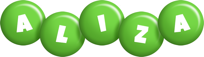 Aliza candy-green logo