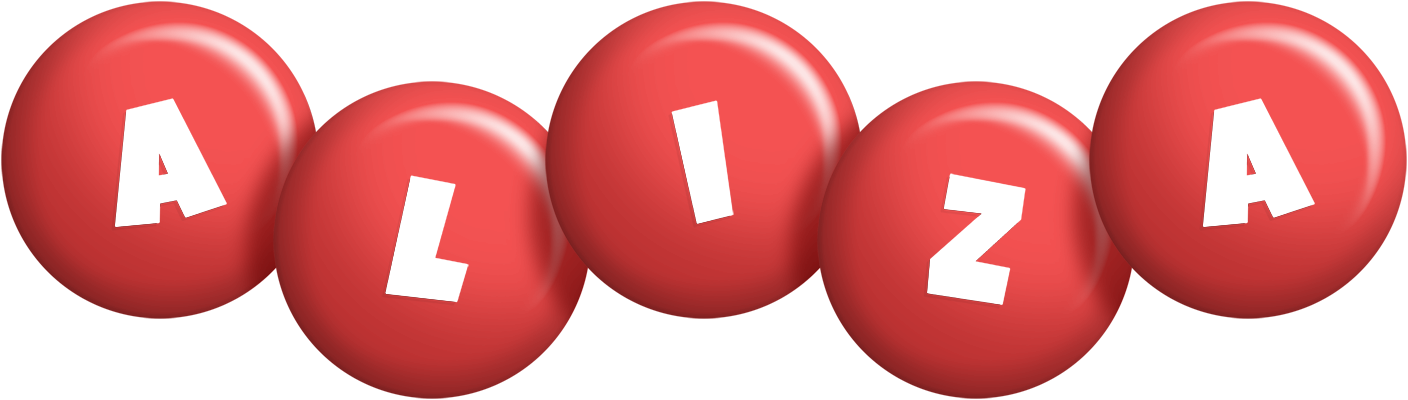 Aliza candy-red logo