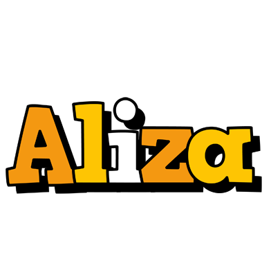 Aliza cartoon logo