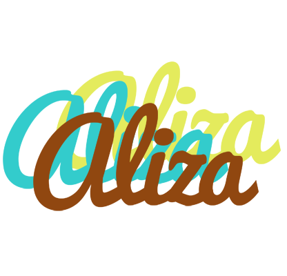 Aliza cupcake logo