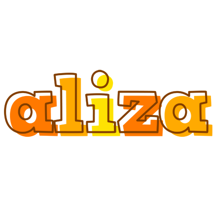 Aliza desert logo