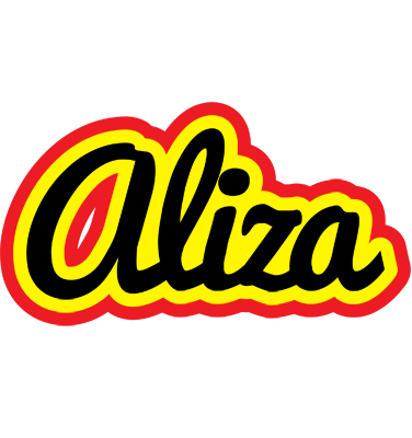 Aliza flaming logo