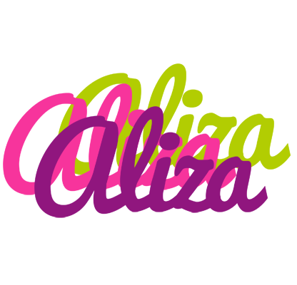 Aliza flowers logo