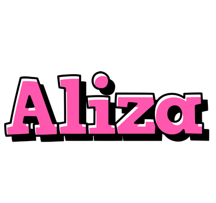 Aliza girlish logo