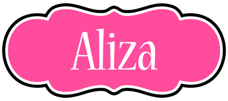 Aliza invitation logo
