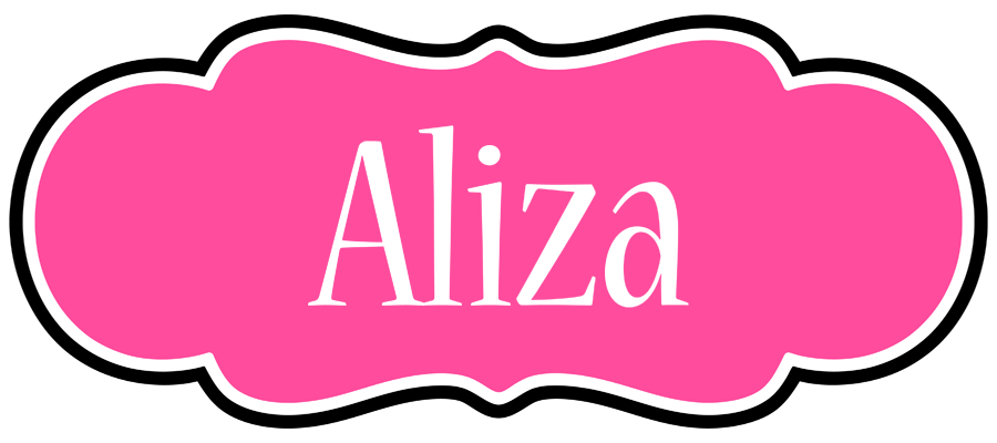 Aliza invitation logo