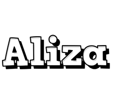 Aliza snowing logo