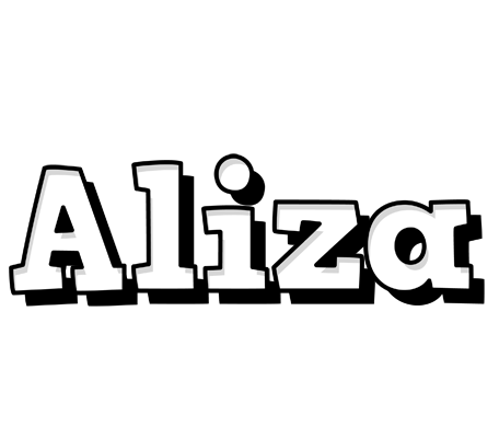 Aliza snowing logo