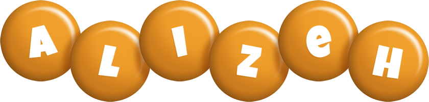 Alizeh candy-orange logo