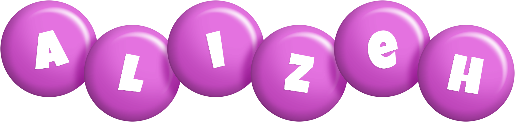 Alizeh candy-purple logo