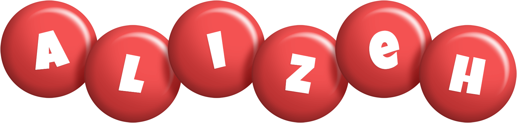Alizeh candy-red logo