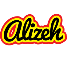 Alizeh flaming logo