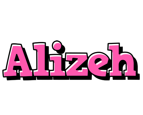 Alizeh girlish logo