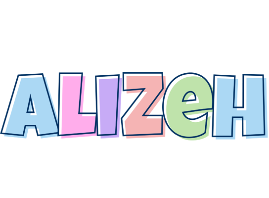 Alizeh pastel logo