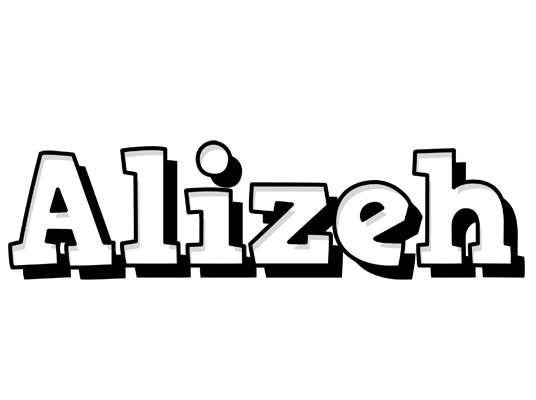 Alizeh snowing logo