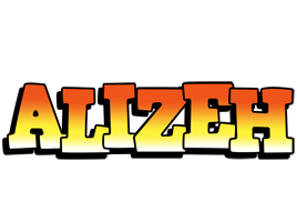 Alizeh sunset logo