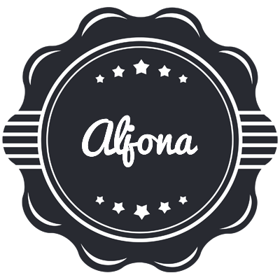 Aljona badge logo