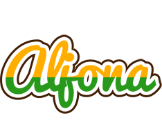 Aljona banana logo