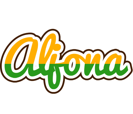 Aljona banana logo