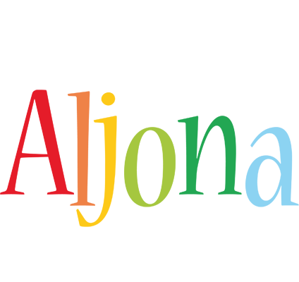 Aljona birthday logo