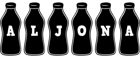 Aljona bottle logo