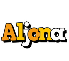 Aljona cartoon logo