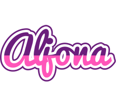 Aljona cheerful logo