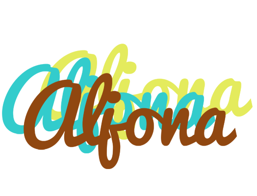 Aljona cupcake logo