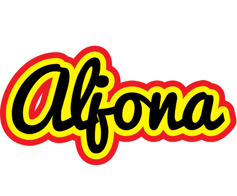 Aljona flaming logo