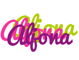 Aljona flowers logo