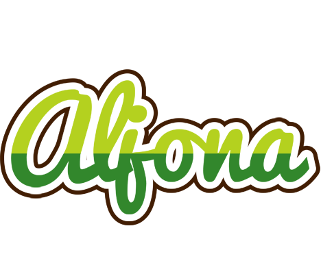 Aljona golfing logo