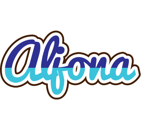 Aljona raining logo