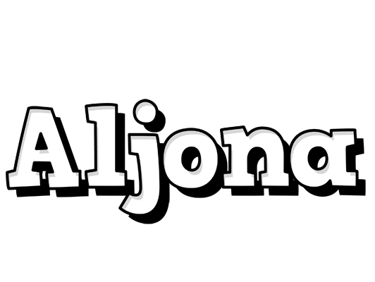 Aljona snowing logo