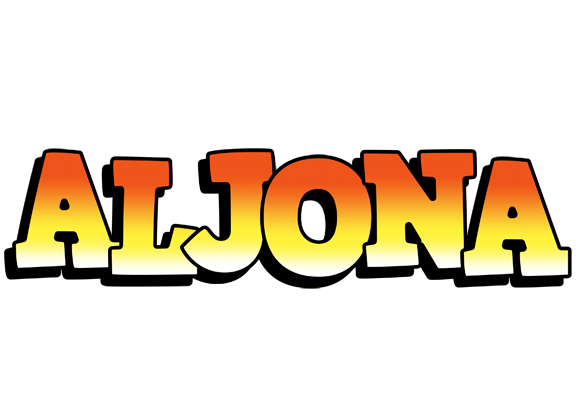 Aljona sunset logo