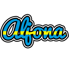 Aljona sweden logo