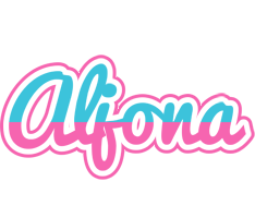 Aljona woman logo