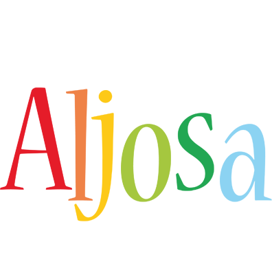 Aljosa birthday logo