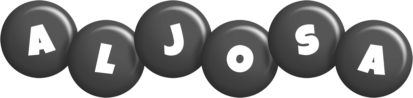 Aljosa candy-black logo